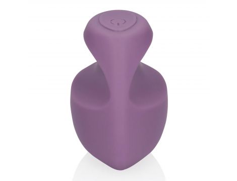 Wibrator na palec Loveline silikonowy fioletowy 3,5 cm