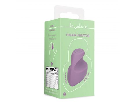 Wibrator na palec Loveline silikonowy fioletowy 3,5 cm - 2