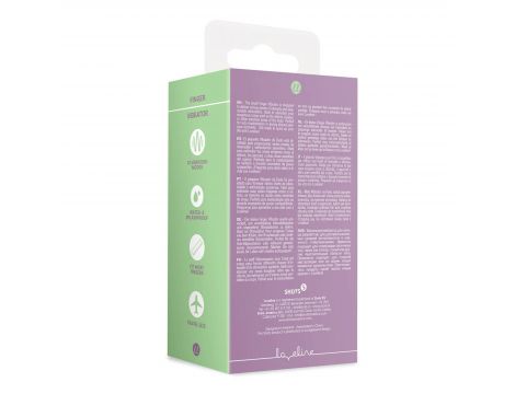 Wibrator na palec Loveline silikonowy fioletowy 3,5 cm - 3
