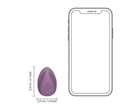 Wibrator na palec Loveline silikonowy fioletowy 3,5 cm - 7