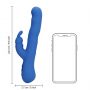 Wibrator króliczek Loveline Wiggle niebieski 24 cm - 10