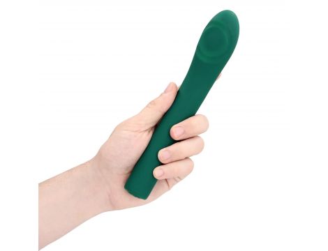 Wibrator punktu G Loveline Pulse Wave zielony 22 cm - 7