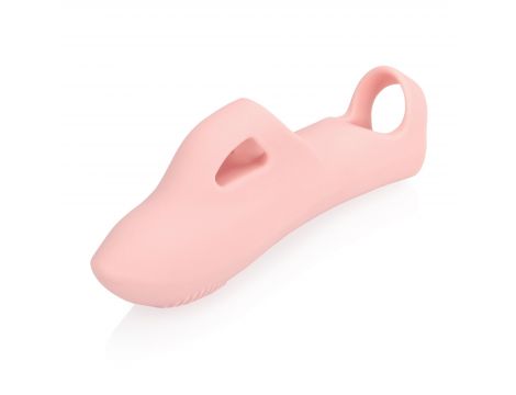 Wibrator silikonowy Loveline na palec różowy - 7