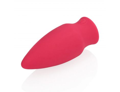 Wibrator stożkowy bullet Loveline silikonowy czerwony 7,7 cm - 2