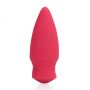 Wibrator stożkowy bullet Loveline silikonowy czerwony 7,7 cm - 2