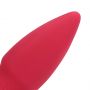 Wibrator stożkowy bullet Loveline silikonowy czerwony 7,7 cm - 5