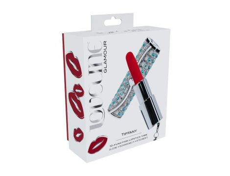 Wibrator szminkowy Loveline Tiffany niebieski USB - 3