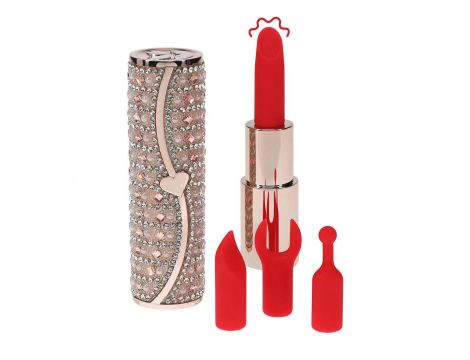 Wibrator mini szminkowy Loveline Tiffany różowy USB