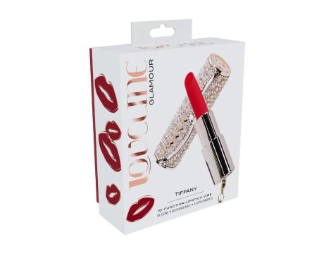 Wibrator mini szminkowy Loveline Tiffany różowy USB - 4