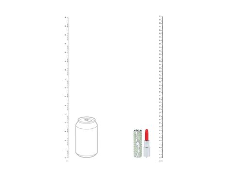 Mini wibrator pomadka Loveline zielony z 4 końcówkami USB - 8