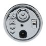 Mini wibrator pomadka Loveline zielony z 4 końcówkami USB - 8