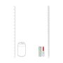 Mini wibrator pomadka Loveline zielony z 4 końcówkami USB - 9