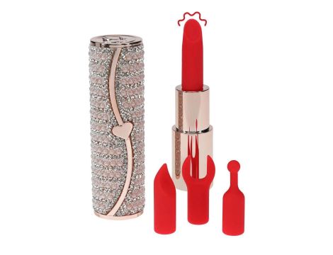 Mini wibrator szminkowy Loveline Candy różowy USB - 3