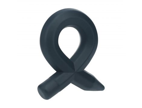 Pierścień erekcyjny silikonowy Levelz czarny 8 cm - 5