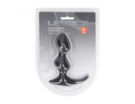 Masażer prostaty silikonowy Levelz Level 2 czarny 12 cm - 3
