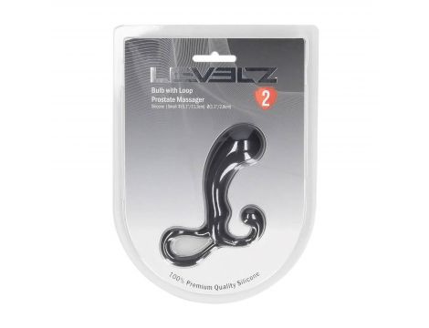Masażer prostaty silikonowy Levelz S czarny 11 cm