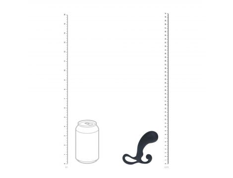 Masażer prostaty silikonowy Levelz S czarny 11 cm - 6