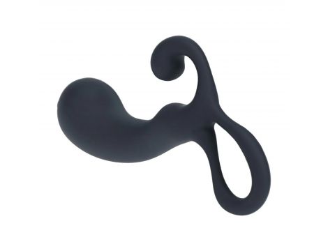 Masażer prostaty silikonowy Levelz M czarny 13 cm - 3
