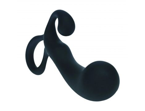 Masażer prostaty silikonowy Levelz M czarny 13 cm - 4