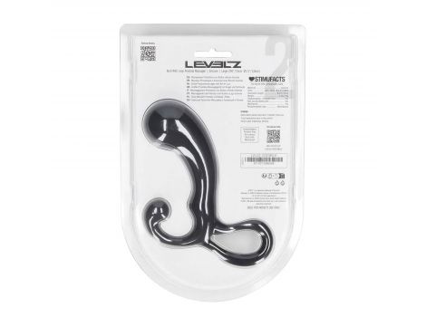 Masażer prostaty silikonowy Levelz L czarny 15 cm - 2