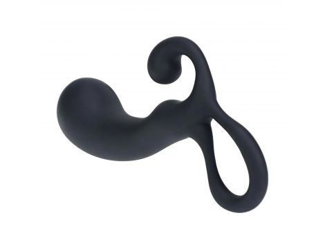 Masażer prostaty silikonowy Levelz L czarny 15 cm - 4
