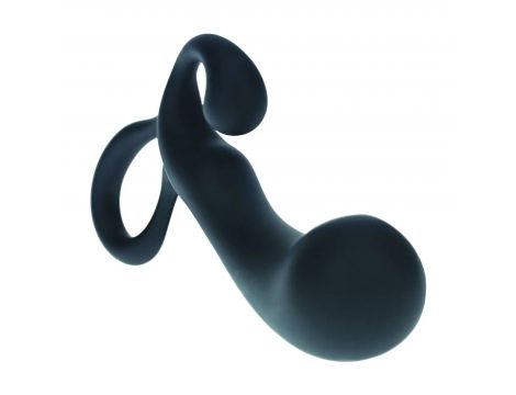 Masażer prostaty silikonowy Levelz L czarny 15 cm - 5