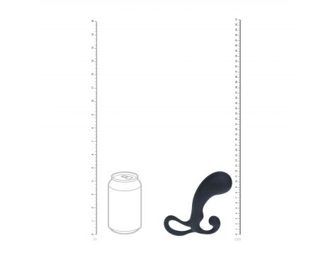 Masażer prostaty silikonowy Levelz L czarny 15 cm - 7