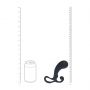 Masażer prostaty silikonowy Levelz L czarny 15 cm - 8