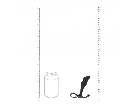 Masażer prostaty silikonowy Levelz S czarny 10 cm - 8