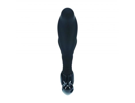 Masażer prostaty silikonowy Levelz 2 M czarny 11 cm - 4
