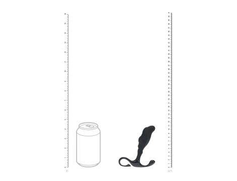 Masażer prostaty silikonowy Levelz 2 M czarny 11 cm - 6