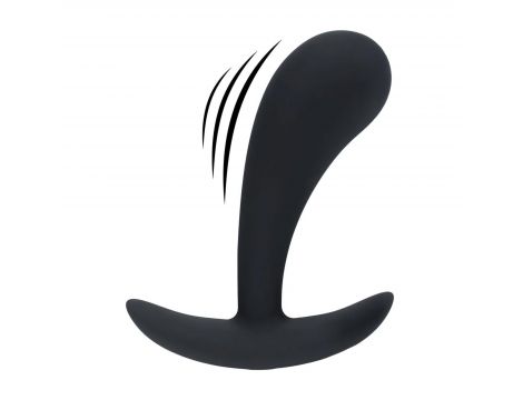 Masażer prostaty wibrujący silikonowy Levelz M czarny 12,5cm