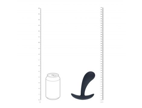Masażer prostaty wibrujący silikonowy Levelz M czarny 12,5cm - 6