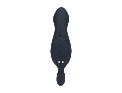 Stymulator prostaty Levelz podgrzewany wibrujący silikonowy czarny - 8