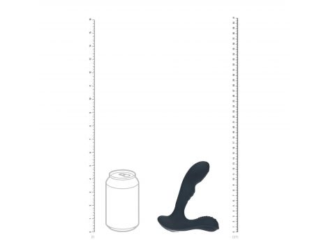 Masażer prostaty wibrujący pulsujący silikonowy Levelz czarny - 7