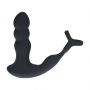 Masażer prostaty z rotującą głowicą Levelz silikonowy czarny 16,8 cm - 7