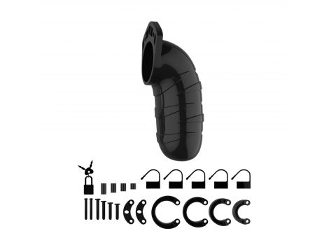 Klatka czystości ManCage czarna 14 cm - 4