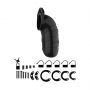 Klatka czystości ManCage czarna 14 cm - 5