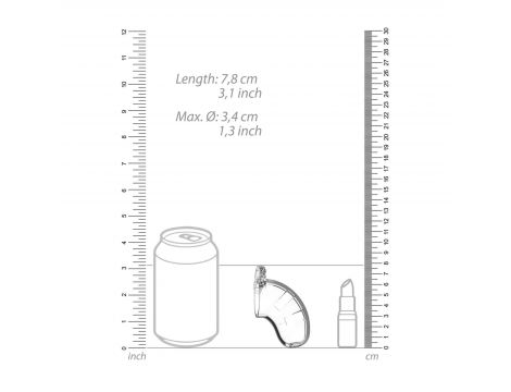 Klatka cnoty ManCage Model 13 poliwęglan 6,5 cm - 7