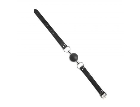 Knebel z kulką Ouch! skórzany 13 cm