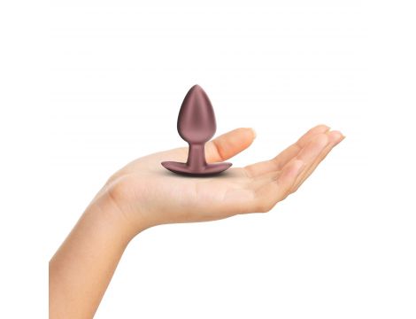 Smooth Silicone Anal Plug - Medium - 3.1 / 7,9 cm - Rose Gold - 4