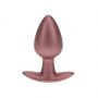 Smooth Silicone Anal Plug - Medium - 3.1 / 7,9 cm - Rose Gold - 4