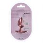 Smooth Silicone Anal Plug - Medium - 3.1 / 7,9 cm - Rose Gold - 2