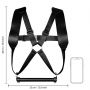 Uprząż BDSM Ouch! regulowana czarna 32 cm - 9