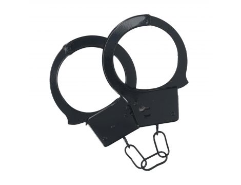 Kajdanki metalowe Ouch! czarne 24,2 cm - 3