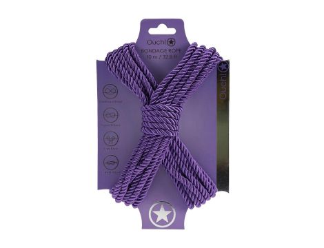 Lina bondage Ouch fioletowa 10 m