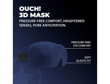Opaska na oczy 3D Ouch granatowa - 3