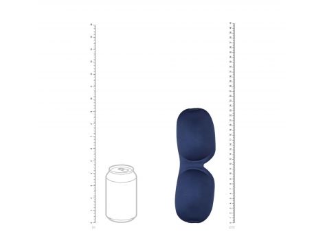 Opaska na oczy 3D Ouch granatowa - 2