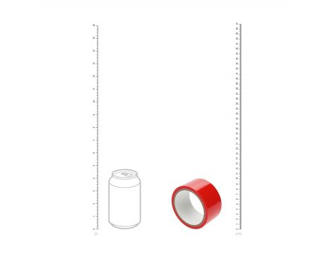 Taśma PVC nieprzywierająca Ouch 20m czerwona - 6