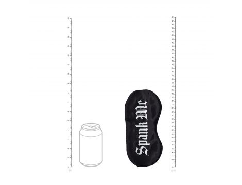 Opaska na oczy satynowa Ouch! Spank Me - 5